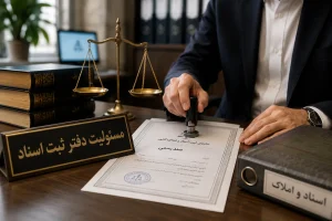 مسئولیت دفتردار