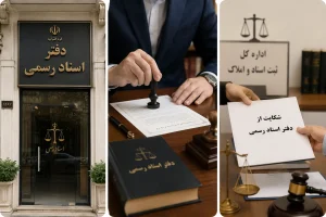 شکایت از دفترخانه مسئولیت سردفتر