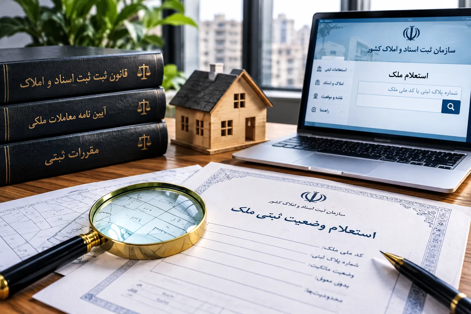 بررسی استعلام ملک