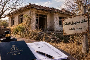 ثبت ملک مجهول المالک